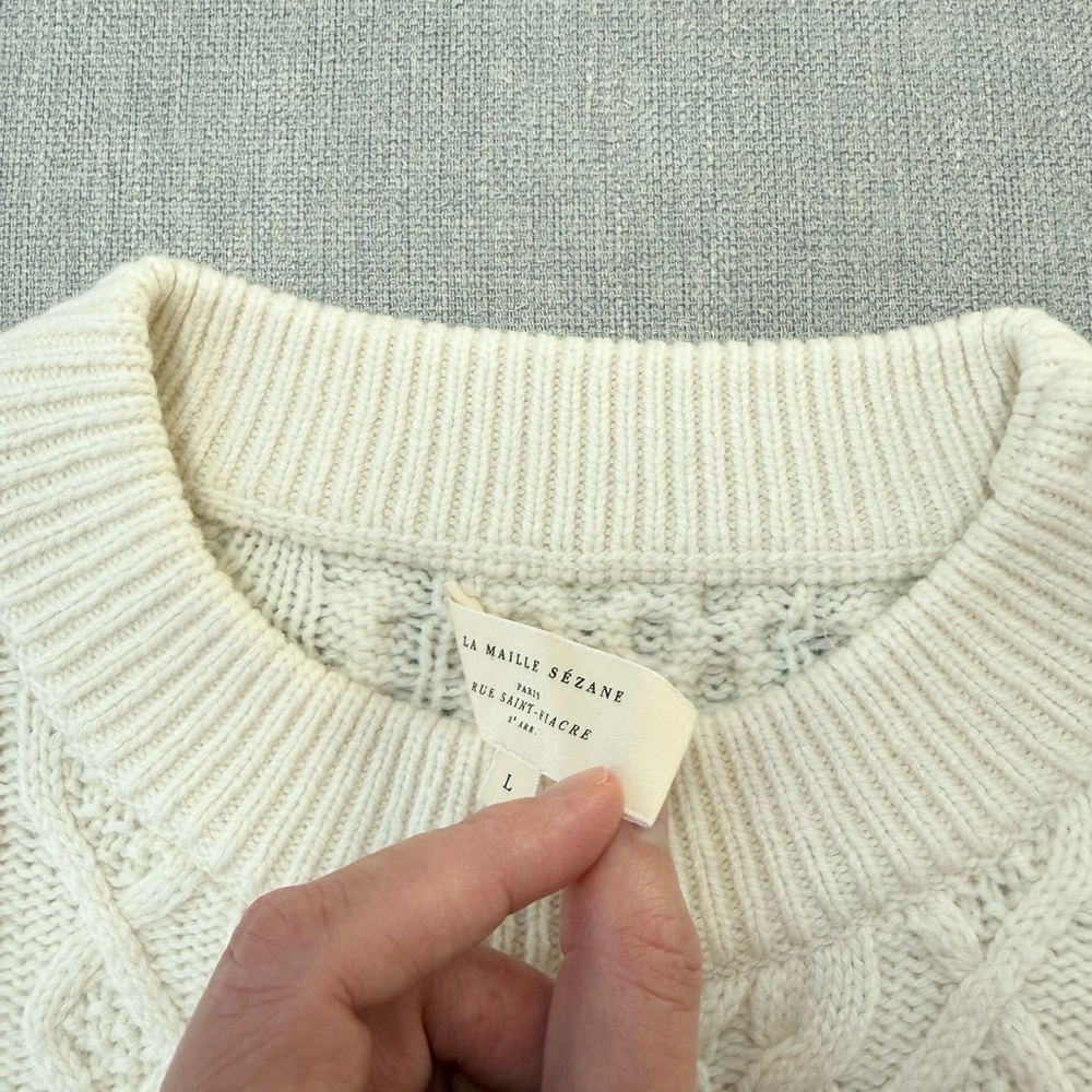 Sezane Gregoire Jumper, Size L - Picture 10 of 10